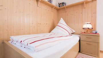 Einbettschlafzimmer Ferienwohnung Breitenberg